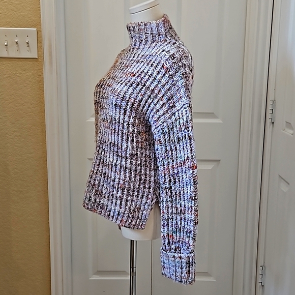 MADEWELL MICKNECK WOOL BLEND MULTICOLORED COZY HEAVY KNIT SWEATER SIZE XS - Picture 5 of 10